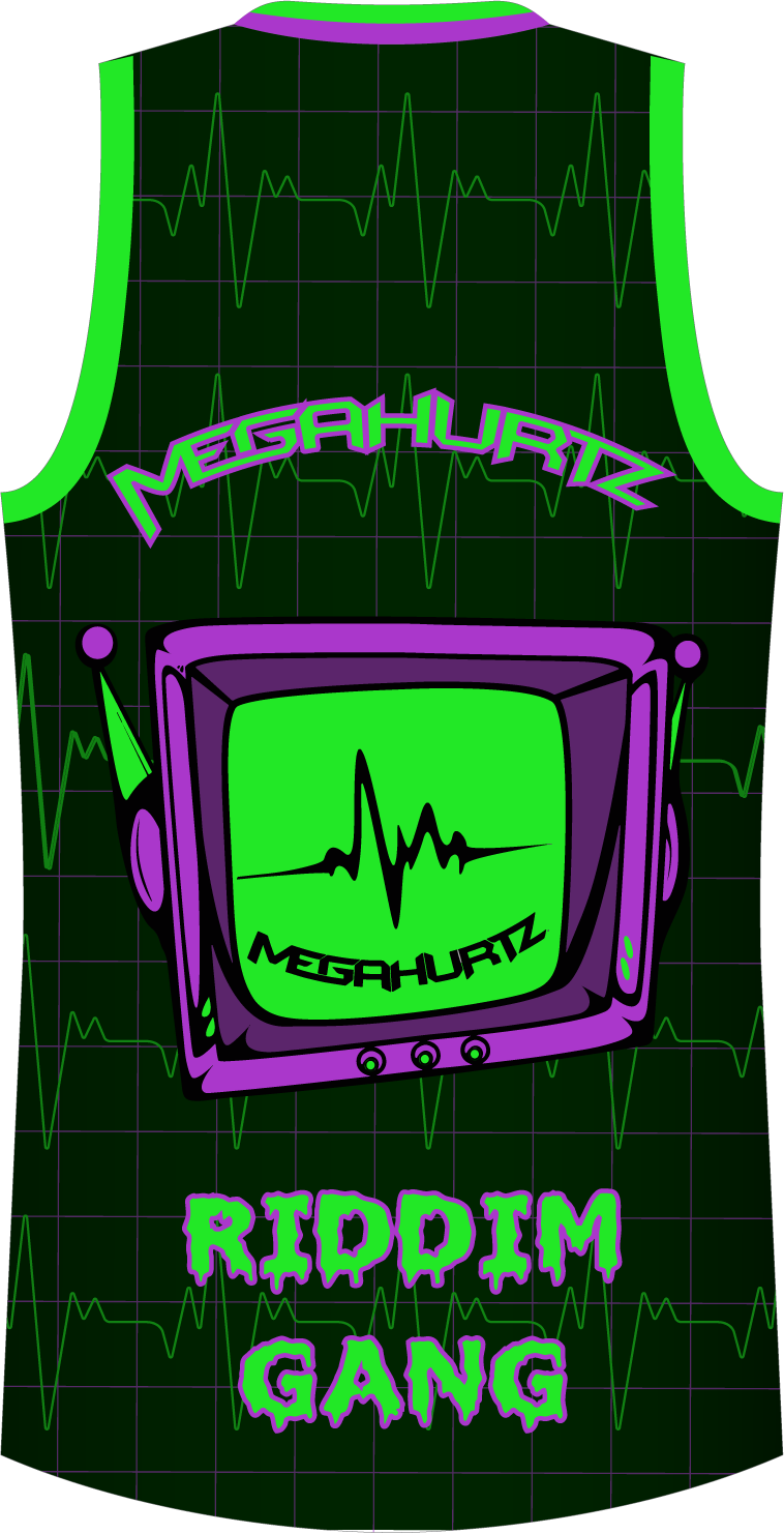 Official Megahurtz Riddim Gang Basketball Jersey